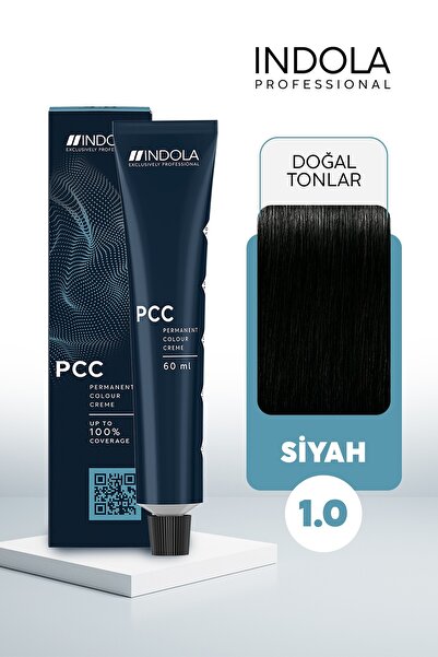 Indola PCC1.06 60ML siyah Saç Boyası
