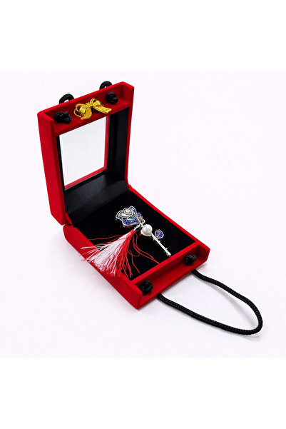 OEM Rose Brooch with Multicolored Rhinestones and Decorative Pearl in Elegant...