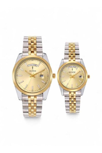 LEVAN Couple's Waterproof Watch Set