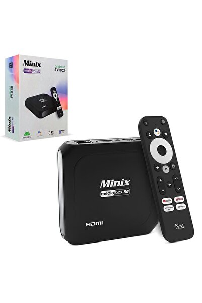 ozbience Minix Mediabox 5G Android TV Box 2GB RAM 32GB Depolama, Akıllı Eğlence