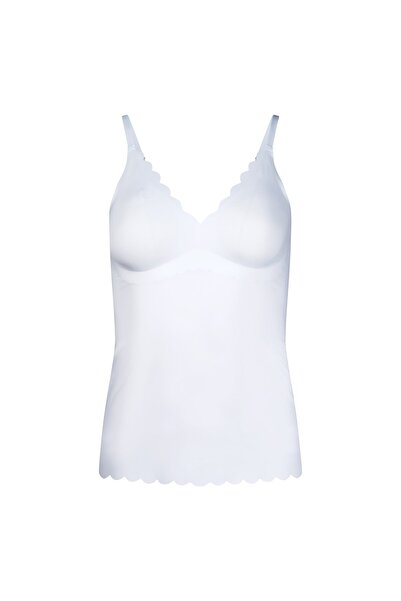 Skiny Damen Spaghetti-Shirt - Sensation, Top, V-Ausschnitt, Pads, Mikrofaser