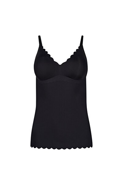 Skiny Damen Spaghetti-Shirt - Sensation, Top, V-Ausschnitt, Pads, Mikrofaser