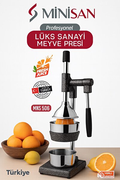 Minisan Mns-506 Professional Industrial Type Fruit Press with Handle