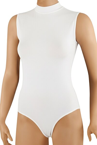 Öts Women's Hook-And-Loop Fastener Body Half Turtleneck Zero Sleeve (96% Cott...