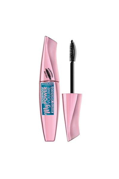 Deborah Deborah, My Power, Rimel rezistent la apă, Volumizant, Negru, 14 ml