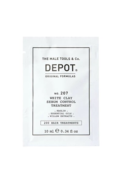DEPOT , 200 Tratamente pentru păr nr. 207, Caolin, Mască cremă pentru tratare...