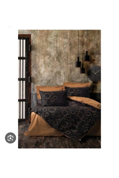 Cotonbox Coton Box Dark Duvet Cover Set Double - Dawn Copper