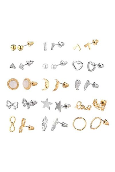 Beauenty Pair Of 15 Faddish Ear Studs