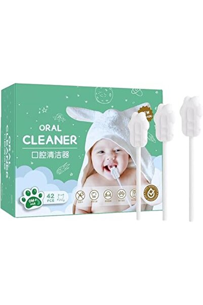 Arabest شاش لتنظيف لسان الأطفال، منظف فم لطيف وآمن، فرشاة أسنان صحية للاستخدا...