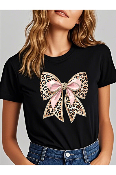 uyguntarz Unisex Kurdele Baskılı Tasarım Tshirt