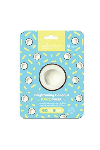 IDC Institute قناع ورقي لتفتيح البشرة بجوز الهند - نباتي