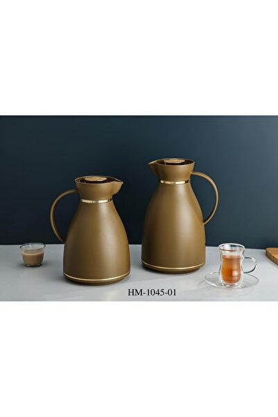 HOME MASTER طقم ترمس للشاي والقهوة من هوم ماستر، سعة 1 لتر و500 مل