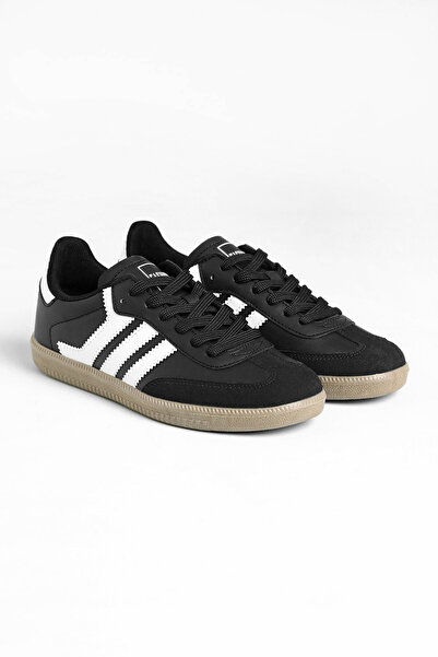 Fulla Moda Αθλητικά παπούτσια με λωρίδες στην πλευρά της σόλας και κορδόνια