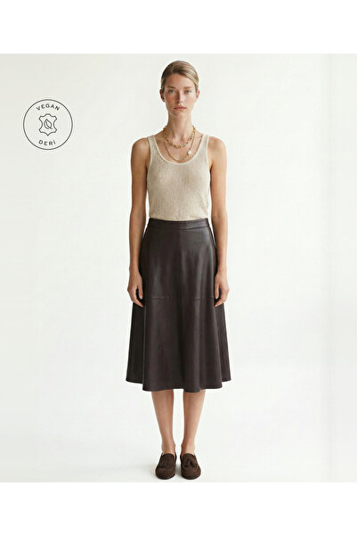 Yargıcı Flared Regular Waist Skirt