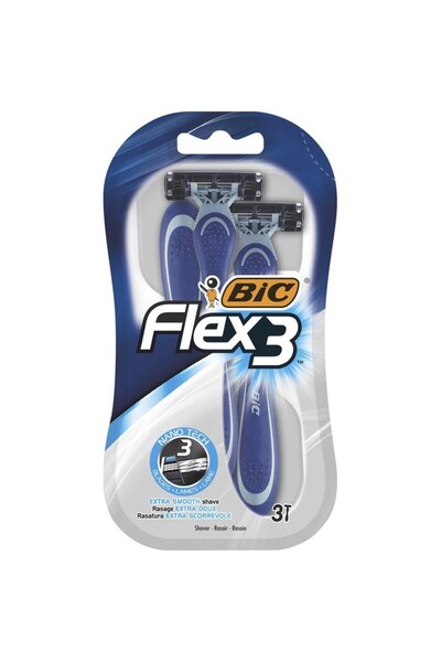Bic Set 2 x 3 Flex3 Comfort Shaver, Men