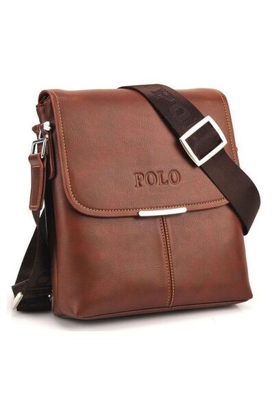 VIDENG POLO Classic Travel Business Bag Brown