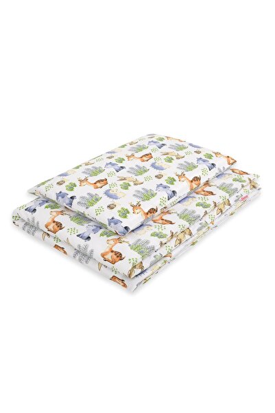 Other Children's 2-piece cotton bedding set 120x90 cm - forest adventure