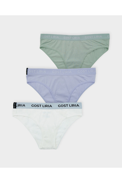 GOST LİRİA Cheerfull Women's Slip 3-Pack - Multicolor