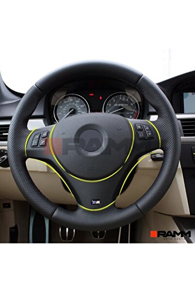 RAMM BMW E90 Direksiyon Simidi Kaplama - Parlak Karbon