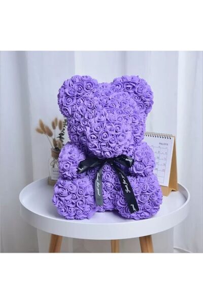 OEM of Foam Roses, Purple, 40cm, Handmade, Transparent Box