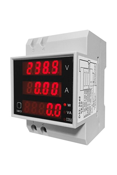 OEM Contor, dispozitiv de măsurare, pe șină, Voltmetru/Ampermetru/Wattmetru, ...