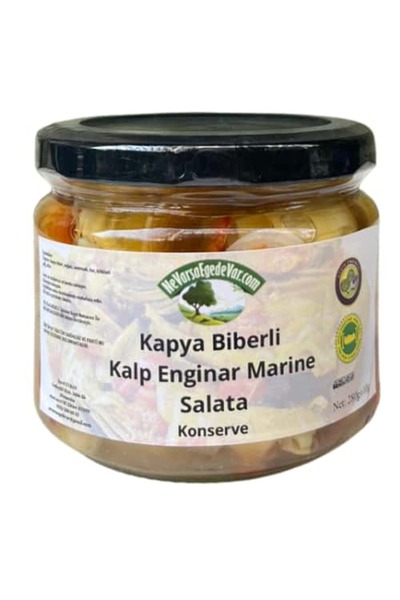 NEVARSAEGEDEVAR Kapya Biberli Kalp Enginar Salatası 330 cc
