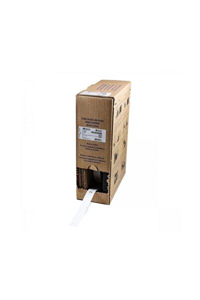 BM-10X60-7598-WT M611, M610 ve M710 için Taşıyıcısız Polyester Büyük Kutu Yapışkansız Kablo Etiketi