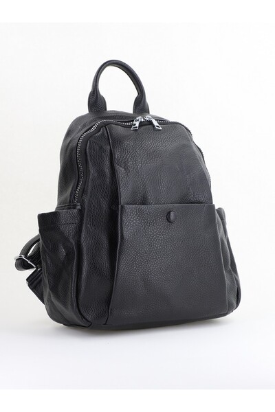 NO NAME Women's eco-leather backpack Black