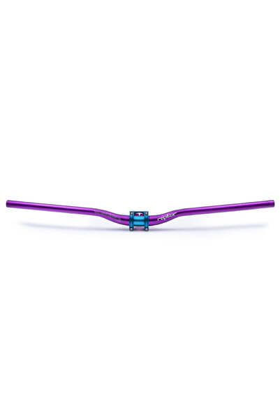 RAPTOR Mor Mavi MTB Açılı Riser Bisiklet Gidon + Boğaz Seti