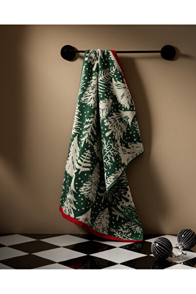 Madame Coco Belcour 100% Cotton Face Towel - Green - 50X70 cm