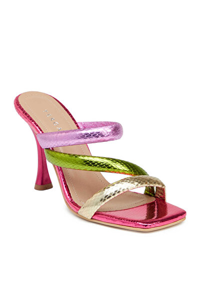 Tergan Beyaz Vegan Kadın Terlik - K25Y1TR67831-U4W