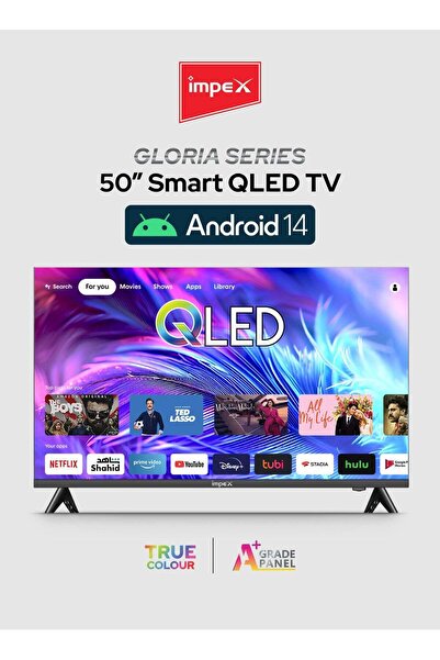 İMPEX تلفزيون ذكي QLED مقاس 50 بوصة