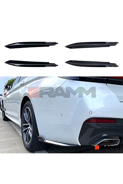 RAMM BMW G30 M-Tech Arka Tampon Bıçağı Sağ-Sol Parlak Siyah