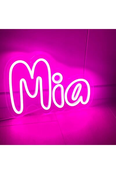 Slasa لوحة نيون تحمل اسمًا مخصصًا، مقاس 14-20 بوصة، مصباح جداري LED شخصي لغرف...