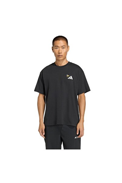 adidas Kb9663-E U Nature g t Men's T-Shirt Black