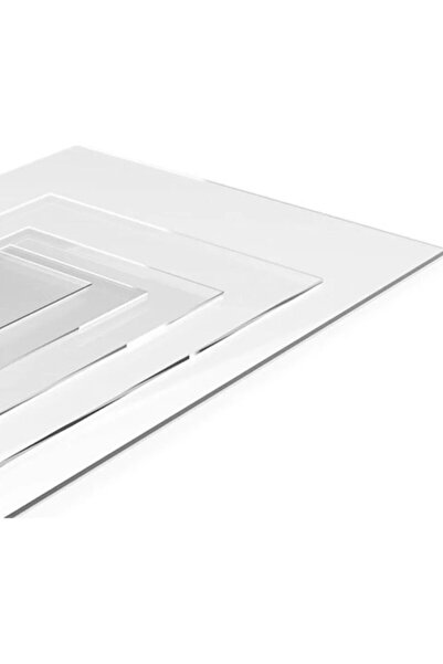 dijidepo Şeffaf Pleksi Levha 3mm Lazer Kesim Akrilik Cam Plaka