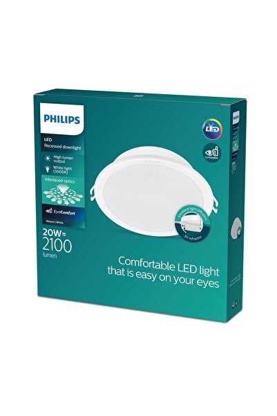 Philips Meson Tavan Gömme Spot 20W 2100 Lumen 3000K Sarı Işık (175mm delikler...