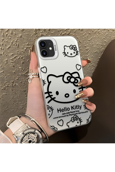 CASEVIBE iPhone 11 Uyumlu Sevimli Kedi Desenli Darp Önleyici Telefon Kılıfı