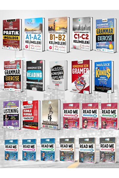 Erkan Önler Yayınları TÜM ERKAN ÖNLER İNGİLİZCE KONUŞTURAN KİTAPLAR (22 KİTAP)