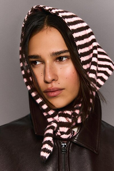 Bershka Baskılı triko fular