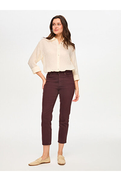 Faik Sönmez Slım Fıt Coton Parça Boya Pantolon S26PNT001