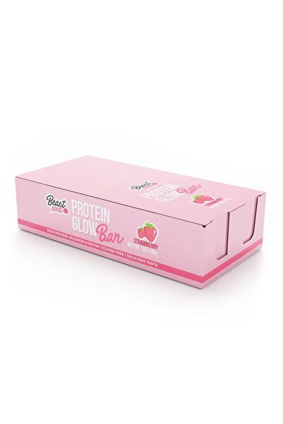 GymBeam Protein GlowBar - BeastPink, 25 x 40 g, căpșuni