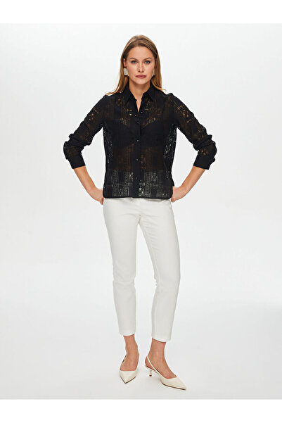 Faik Sönmez Dantel Gömlek S26GML010