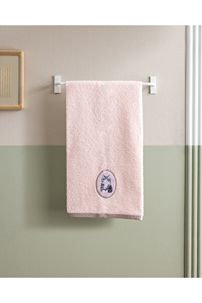 Madame Coco Fumelle %100 Pamuk Yüz Havlusu - Pudra - 50x70 cm