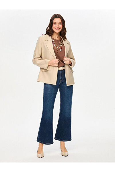 Faik Sönmez Ucu Püskül Detaylı Liyoselli Ceket S26CKT034