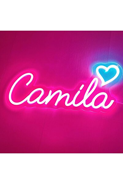 Slasa لوحة نيون تحمل اسمًا مخصصًا، مقاس 14-20 بوصة، مصباح جداري LED شخصي لغرف...