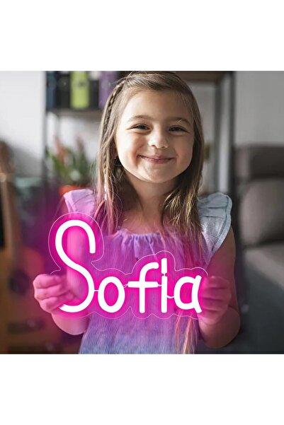 Slasa لوحة نيون تحمل اسمًا مخصصًا، مقاس 14-20 بوصة، مصباح جداري LED شخصي لغرف...