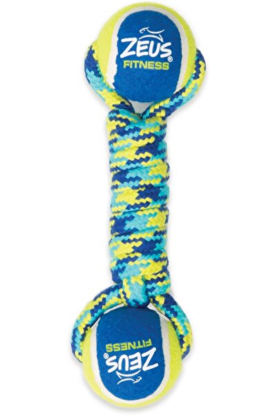 ZEUS دمبل حبل كرة التنس المزدوج من K9 Fitness - متوسط ​​- 6.35 سم