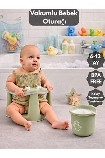 PONÇİK STORE Vakumlu Bebek Banyo&Mama Oturağı