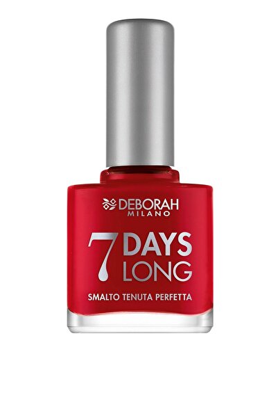 Deborah , 7 Day Long, Vitamins, Quick-Dry, Nail Polish, EN876, Iconic Red, 11 ml